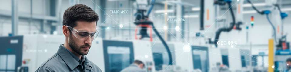 Kontextbasierte KI als Assistenz im Shopfloor: Sie verknüpft Produktions- und Prozessdaten, bereitet Informationen verständlich auf und unterstützt Mitarbeitende bei fundierten Entscheidungen im Alltag.