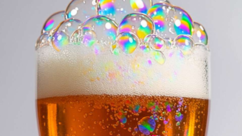 KI kann etwas erzeugen, was man (hoffentlich) niemals auf dem Bier sehen wird – bunten Schaum.