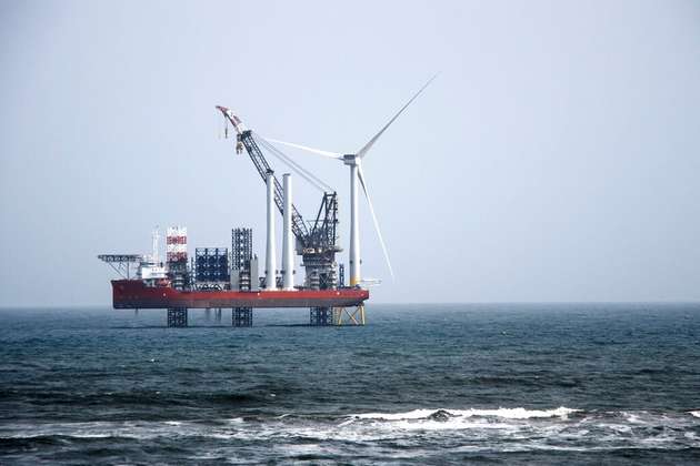 Pilotanlagen wie hier ebnen den Weg für die Windkraft-Erschließung der Tiefsee.