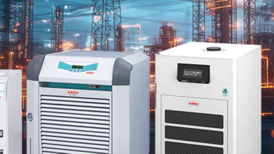 Die Umlaufkühler von Julabo für Labor und Industrie überzeugen durch präzise Temperaturführung, kompakte Bauformen, Schnittstellen zur Integration sowie Varianten für Kühl- und Heizanwendungen.