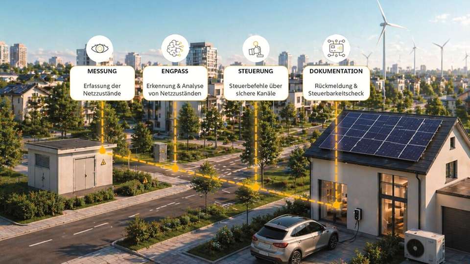 Smight, Thüga SmartService und Robotron haben eine durchgängige, marktkonforme Steuerkette realisiert – von der Netzanalyse bis zur sicheren Steuerung im Feld.