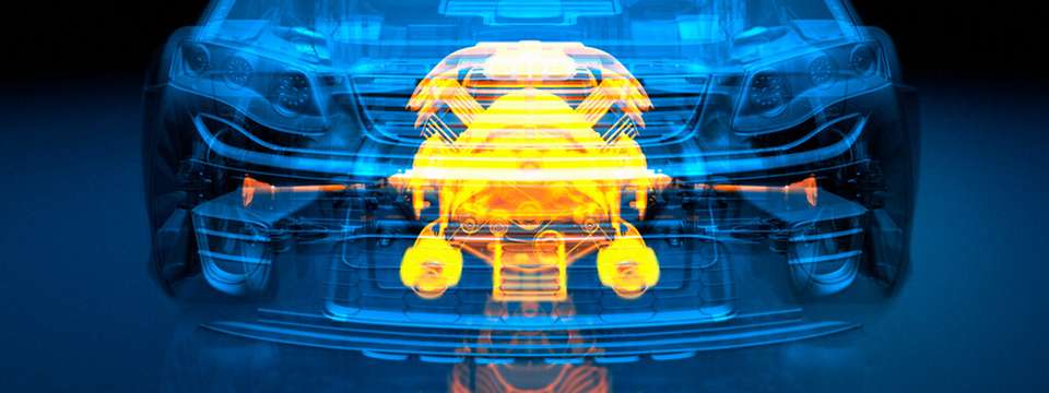 Parallel zu den Praxis-Tests wurde das Motorkonzept im Computer simulativ modelliert und bewertet.