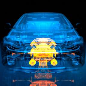 Parallel zu den Praxis-Tests wurde das Motorkonzept im Computer simulativ modelliert und bewertet.