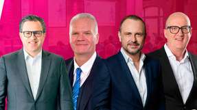 FAST.forward TALK auf dem INDUSTRY.forward SUMMIT 2026: Diskussion mit Henrik Schunk, Jörg Scheer, Prof. Dr. Peter R. Neumann und Dr. Ralf Sauter.