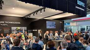 Seepex stellte innovative Pumpensysteme auf der IFAT vor.