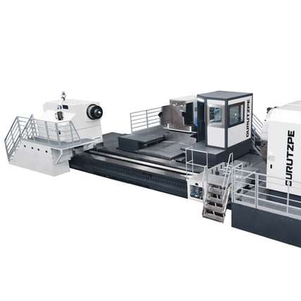 Die riesigen CNC-Drehmaschinen werden für den Transport in einzelne Module zerlegt und am Zielort wieder montiert.