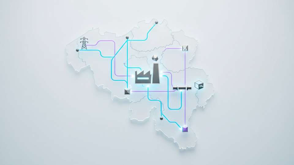 Vernetzte Standorte in Flandern, den Niederlanden und NRW: Ein koordinierter Ausbau von Strom-, Wasserstoff- und CO2-Infrastruktur gilt als Schlüssel für Wettbewerbsfähigkeit und Klimaneutralität.