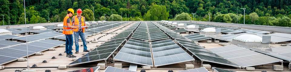 Mit seinen Solarprodukten unterstützt Emil Otto eine effiziente Fertigung und Nutzung von Solarmodulen.