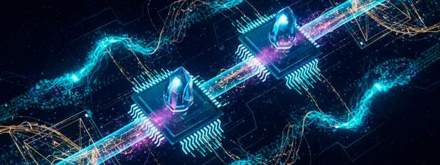 Das Herzstück eines Verfahrens, das erstmals wirklich perfekte Zufallszahlen erzeugt und zertifiziert, sind zwei quantenverschränkte Chips, die über eine Distanz von 30 m verbunden sind. Solche Systeme könnten künftig die Grundlage digitaler Sicherheit bilden – von der Kryptografie bis zur Blockchain.