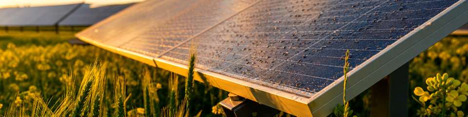 Die Agri-Solaranlage am Hartmannsbrook in Amelsbüren nutzt 2P-Tracking-Module auf einer Fläche von 13,2 ha, um Sonnenstrom zu erzeugen und gleichzeitig Ackerbau zu ermöglichen.