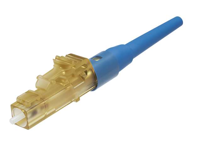 Der OptiCam-LC-Faserverbinder von Panduit ist eine Singlemode 9/125 μm OS1/OS2-Simplex-Ausführung und für eng gepufferte 900-μm-Glasfaserinstallationen konzipiert.