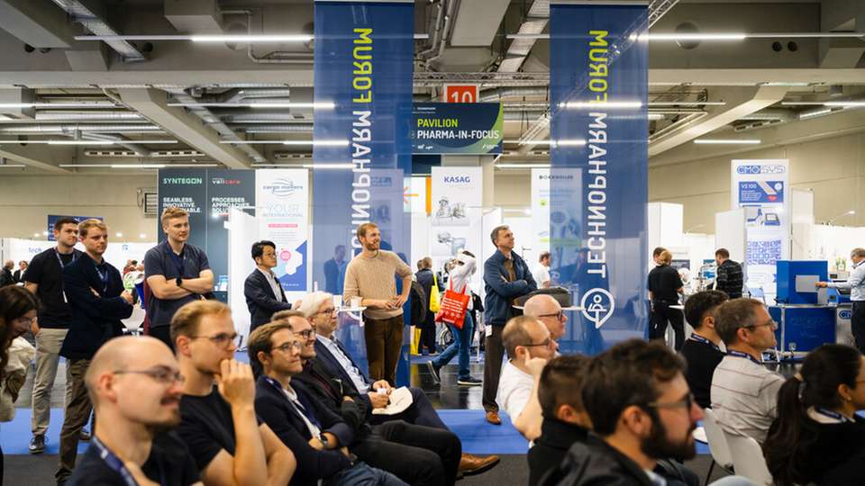 Powtech Technopharm – die internationale Fachmesse für Technologien zur Verarbeitung von Pulvern, Feststoffen und Flüssigkeiten.