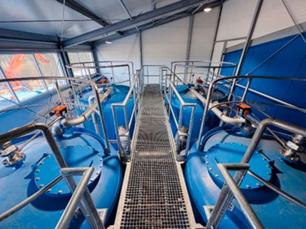 Filtrationsanlagen, bei denen ein regelmäßiges Rückspülen und Aufsprudeln stattfindet, sind weitere Einsatzgebiete für Ebro-Absperrklappen.