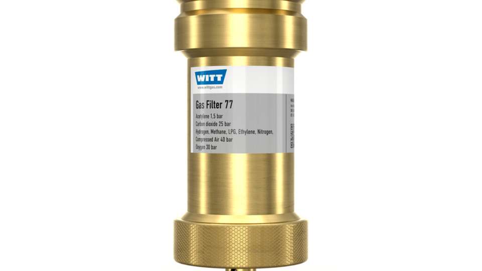 Gasfilter 77 für Anwendungen in der Lebensmittelindustrie.