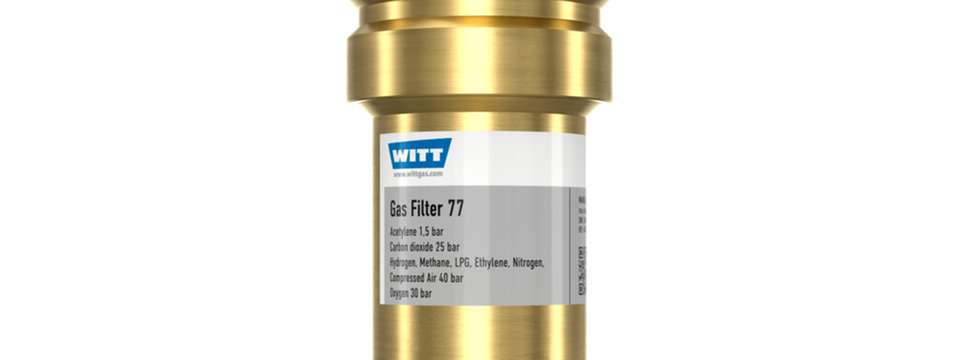Gasfilter 77 für Anwendungen in der Lebensmittelindustrie.