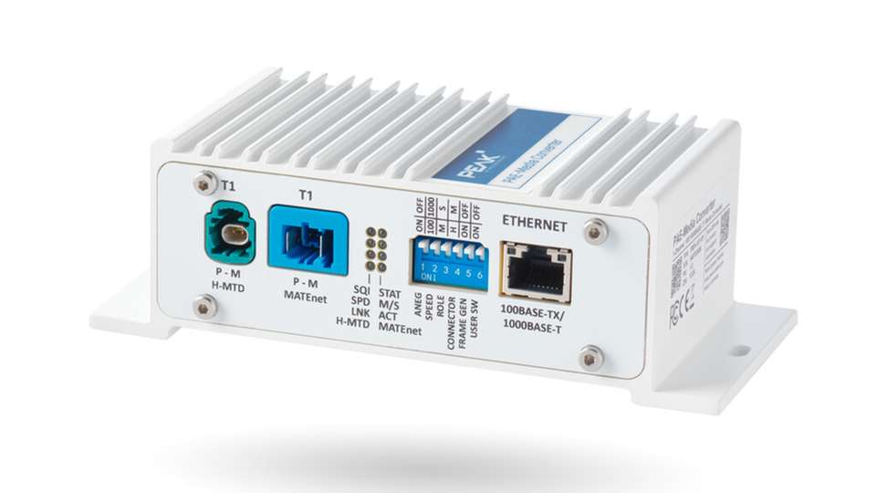 PAE-Media Converter für Single-Wire-Ethernet-Systeme .