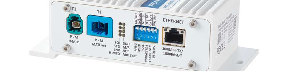 PAE-Media Converter für Single-Wire-Ethernet-Systeme .