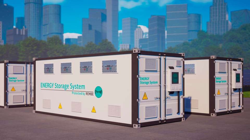 Energiespeichersystem geschützt durch Rembe.