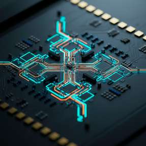 Licht statt Kupferleitungen: Die hochkomplexen optischen Wellenleiter moderner Siliziumphotonik-Chips erfordern völlig neue, skalierbare Testverfahren für die Massenfertigung im KI-Zeitalter.