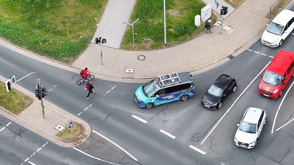 In Ilmenau werden Probefahrten mit dem P:Mover durchgeführt und die dabei gesammelten Daten wissenschaftlich ausgewertet.