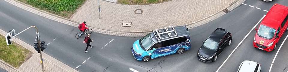 In Ilmenau werden Probefahrten mit dem P:Mover durchgeführt und die dabei gesammelten Daten wissenschaftlich ausgewertet.