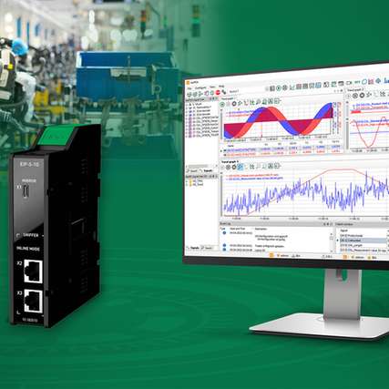 Das neue Feldbusmodul ermöglicht die passive und rückwirkungsfreie Erfassung von EtherNet/IP-Kommunikation in industriellen Netzwerken.