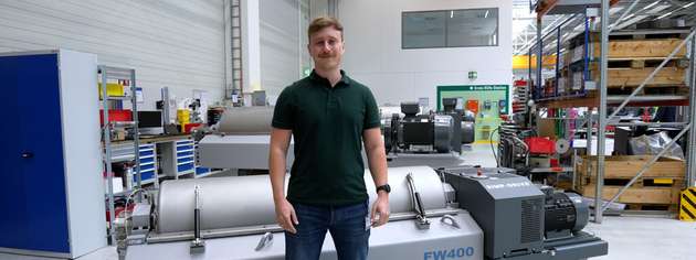 Dominik Breuherr, Produktmanager für Dekanter bei Flottweg.