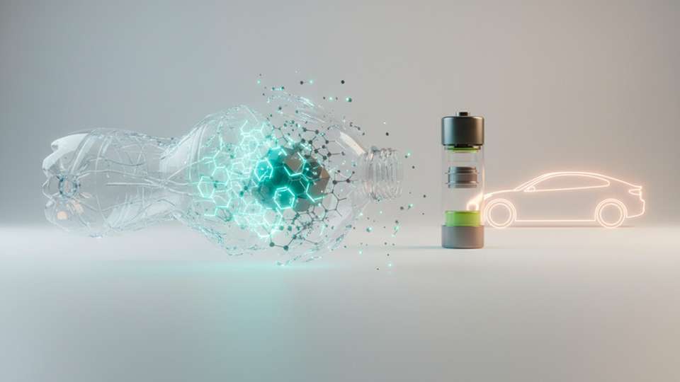 Was wie Abfall beginnt, wird zum Hightech-Material: Forschende der Penn State University wandeln PET-Kunststoff durch gezielten thermischen Prozess in hochwertigen synthetischen Graphit um – ein vielversprechender Rohstoff für die Batterietechnologie von morgen.