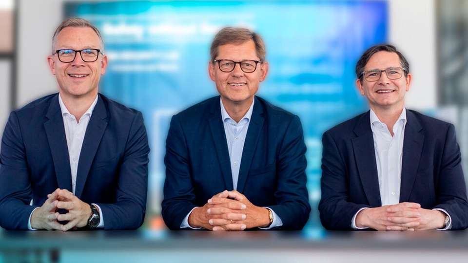 Von links nach rechts: Jörg de la Motte (CEO der HIMA Group), Steffen Philipp (Gesellschafter der HIMA Group), Dr. Michael Löbig (CFO der HIMA Group)