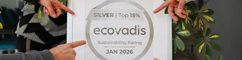 Mit der EcoVadis‑Silbermedaille 2026 bestätigt Jauch erneut seine Position unter den führenden 15  Prozent der bewerteten Unternehmen weltweit.