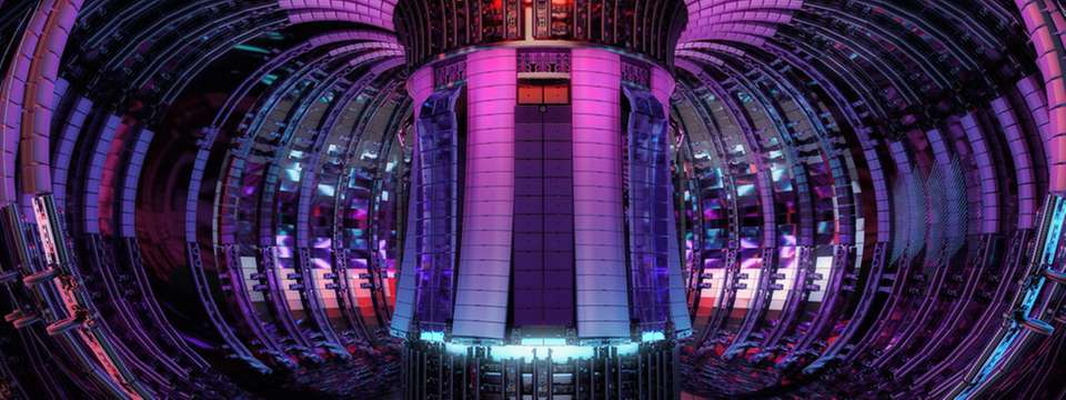 Wolfram als Schutzschild gegen 100 Millionen °C: Die sogenannte „First Wall” des Fusionsreaktors muss extremste Temperaturen, Teilchenbeschuss und Neutronenstrahlung aushalten.