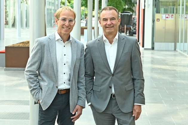 Markus Mader ist CFO bei E.ON Energy Infrastructure Solutions, Markus Glaser-Gallion ist CEO der Leadec-Gruppe.