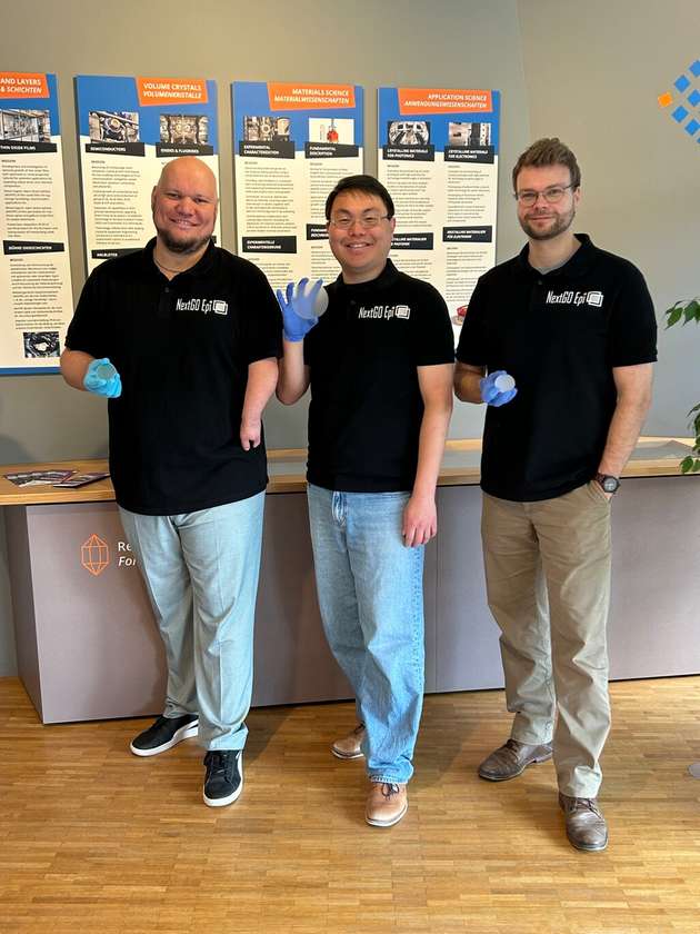 Das NextGO-Epi-Team (von links nach rechts): Dr. Andreas Fiedler, Dr. Ta-Shun Chou, Dr. Andreas Popp.