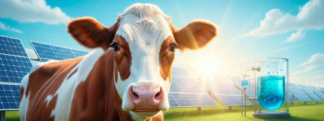 Erneuerbare Energie könnte künftig helfen, wichtige Aminosäuren für die Tierernährung ressourcenschonender herzustellen.