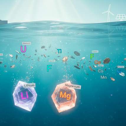 Kritische Rohstoffe für Solar-, Wind- und Batterietechnik könnten künftig auch aus bislang kaum genutzten Wasserströmen stammen.