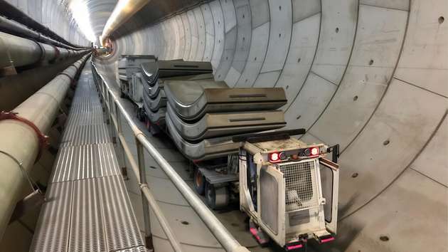 3D-LiDAR-Technologie von Sick unterstützt die zuverlässige Hinderniserkennung und Kollisionsvermeidung bei Tunnelbauprojekten