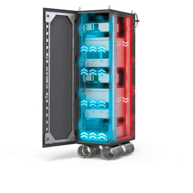 Die neue kompakte 4-HE-Flüssigkeitskühllösung bietet bis zu 7,5 kW Wärmemanagement für 19-Zoll-Elektronikschränke und unterstützt leistungsstarke Elektronik sowie KI-Infrastrukturen.