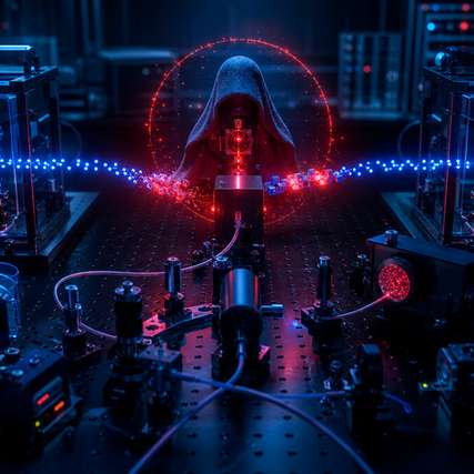 Beim Quantum Hackathon in Jena schlüpften rund 20 Teilnehmende in die Rolle der Hackerin Eve. Gemeinsam mit dem Fraunhofer IOF und ISI testeten sie ein Quantensignal. Ein Serious Game und der „Quanten-Kompass“ vermitteln das Wissen nun online.