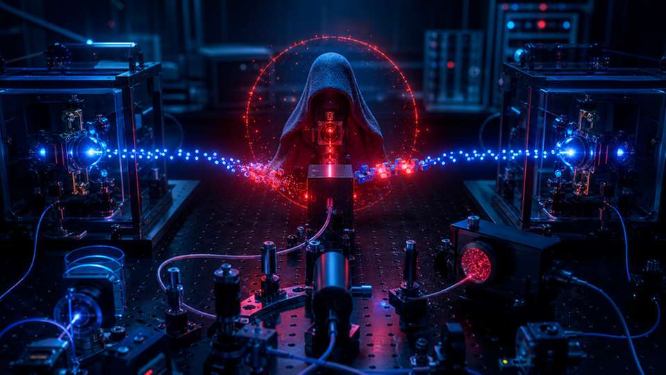 Beim Quantum Hackathon in Jena schlüpften rund 20 Teilnehmende in die Rolle der Hackerin Eve. Gemeinsam mit dem Fraunhofer IOF und ISI testeten sie ein Quantensignal. Ein Serious Game und der „Quanten-Kompass“ vermitteln das Wissen nun online.