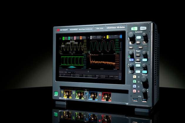 Das Mixed-Signal-Oszilloskop HD304MSO wurde entwickelt, um kleinste Signalstörungen, Rauschen und seltene Glitches (Fehlimpulse) in elektronischen Schaltungen sichtbar zu machen.