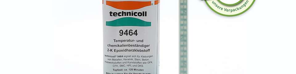 Für hohe Anforderungen an Temperatur, Chemikalienbeständigkeit und Sicherheit: Technicoll 9464 ist ein pastöser 2-K-Epoxidharzklebstoff für hochfeste Strukturklebungen in industriellen Anwendungen.