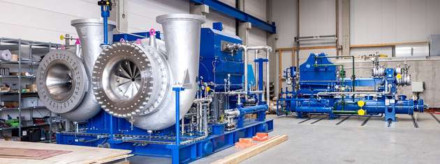 Die Turbokompressoren von Aerzen Process Gas decken Drücke von bis zu 300 bar und Volumenströme von bis zu 350.000 m3/h ab.