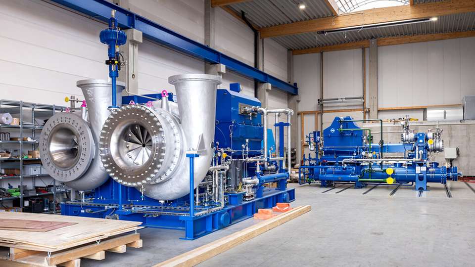 Die Turbokompressoren von Aerzen Process Gas decken Drücke von bis zu 300 bar und Volumenströme von bis zu 350.000 m3/h ab.