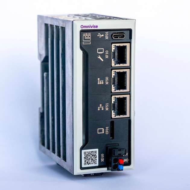 Die Omnivise T3000 Edge von Siemens Energy nutzt die Steuerungsplattform ctrlX CORE mit ctrlX OS als technologische Plattform.