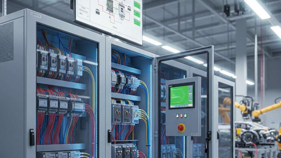 HMI im Einsatz in der modernen Industrieautomation.