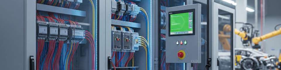 HMI im Einsatz in der modernen Industrieautomation.