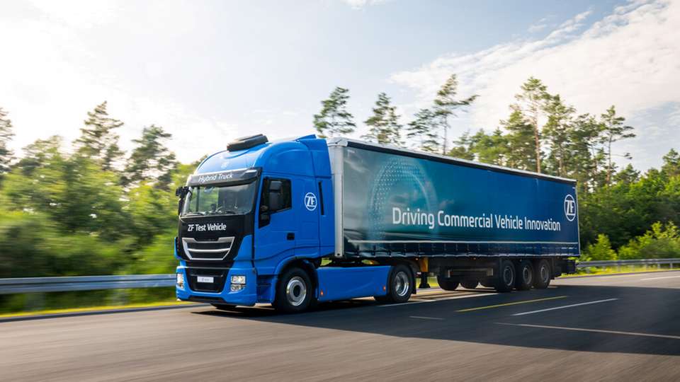 Das Antriebsstrang-Portfolio von ZF kombiniert Hybrid- und Elektrotechnologien, um verschiedene Wege zur Dekarbonisierung zu unterstützen.