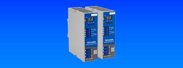 TDK erweitert sein Sortiment um programmierbare, isolierte DC-DC Wandler für die Hutschienenmontage mit Ausgangsleistungen von 120 W und 240 W sowie einem breiten Leistungsbereich Wandlungsverhältnis.