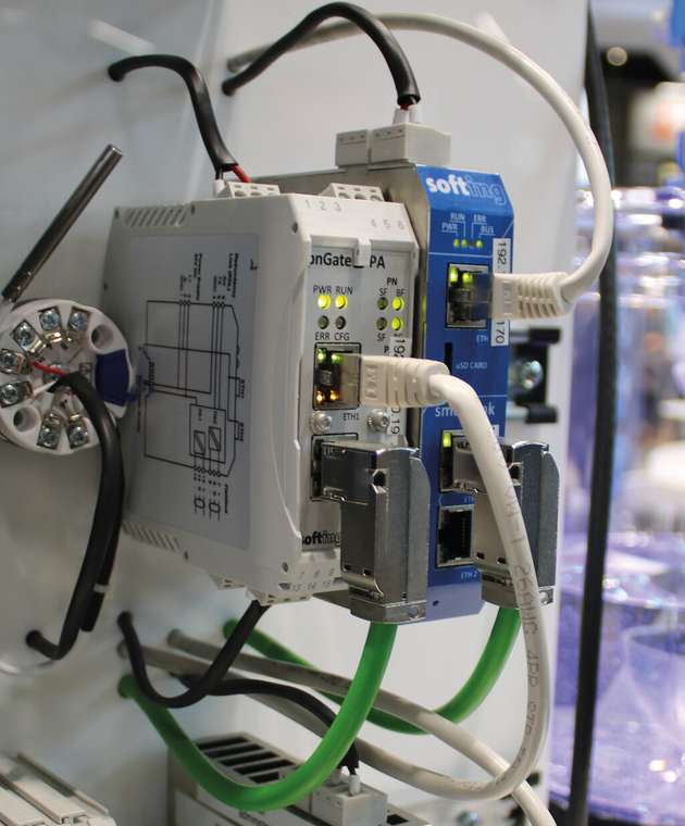 Das Gateway bindet bestehende Profibus-PA-Segmente direkt in eine Profinet-Architektur sowie in Engineering- und Asset-Management-Systeme ein.
