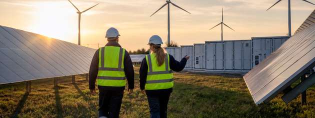 Durch Repowering sinkt der Flächenbedarf von PV-Parks und es entsteht Raum für Batteriespeicher und Netzinfrastruktur.